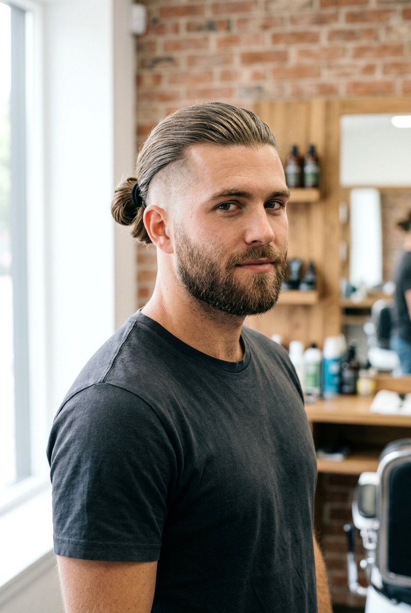 Low Man Bun With Undercut - 20 low man bun hairstyle - 20 low man bun hairstyle
