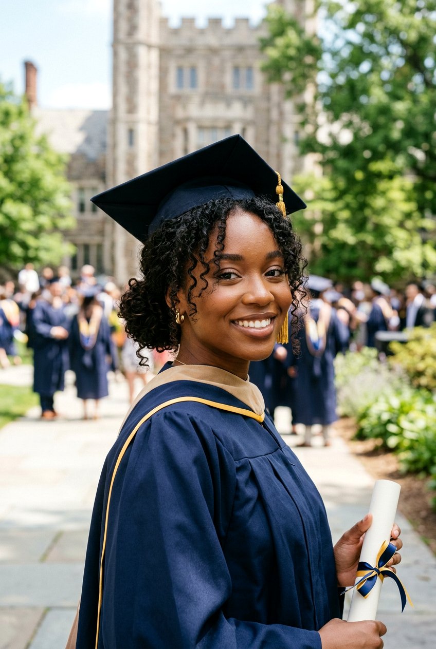 Low Messy Bun Curly Hair - 20 graduation hairstyles for curly hair - 20 graduation hairstyles for curly hair