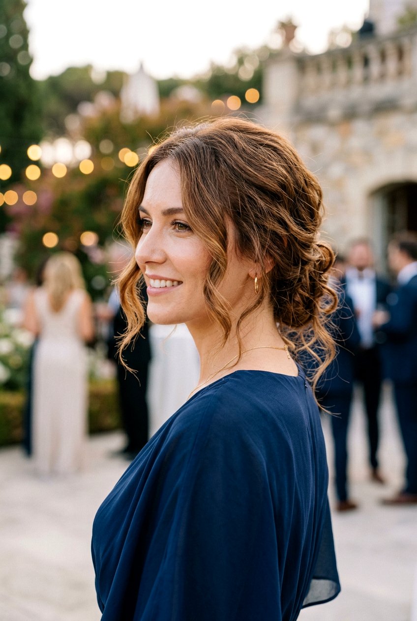 Low Messy Bun For Humid Evenings - 20 tropical vacation hairstyles - 20 tropical vacation hairstyles