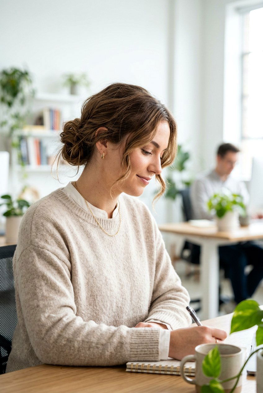 Low Messy Bun Office Hairstyle - 20 internship hairstyles for women - 20 internship hairstyles for women