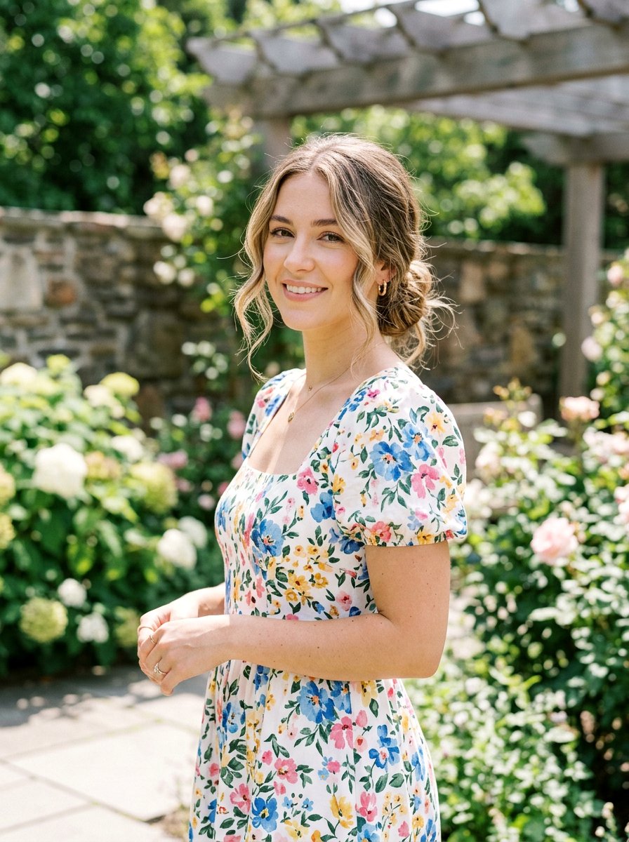 Low Messy Bun With Face Framing Pieces - 20 soft glam hairstyle for wedding guest - 20 soft glam hairstyle for wedding guest