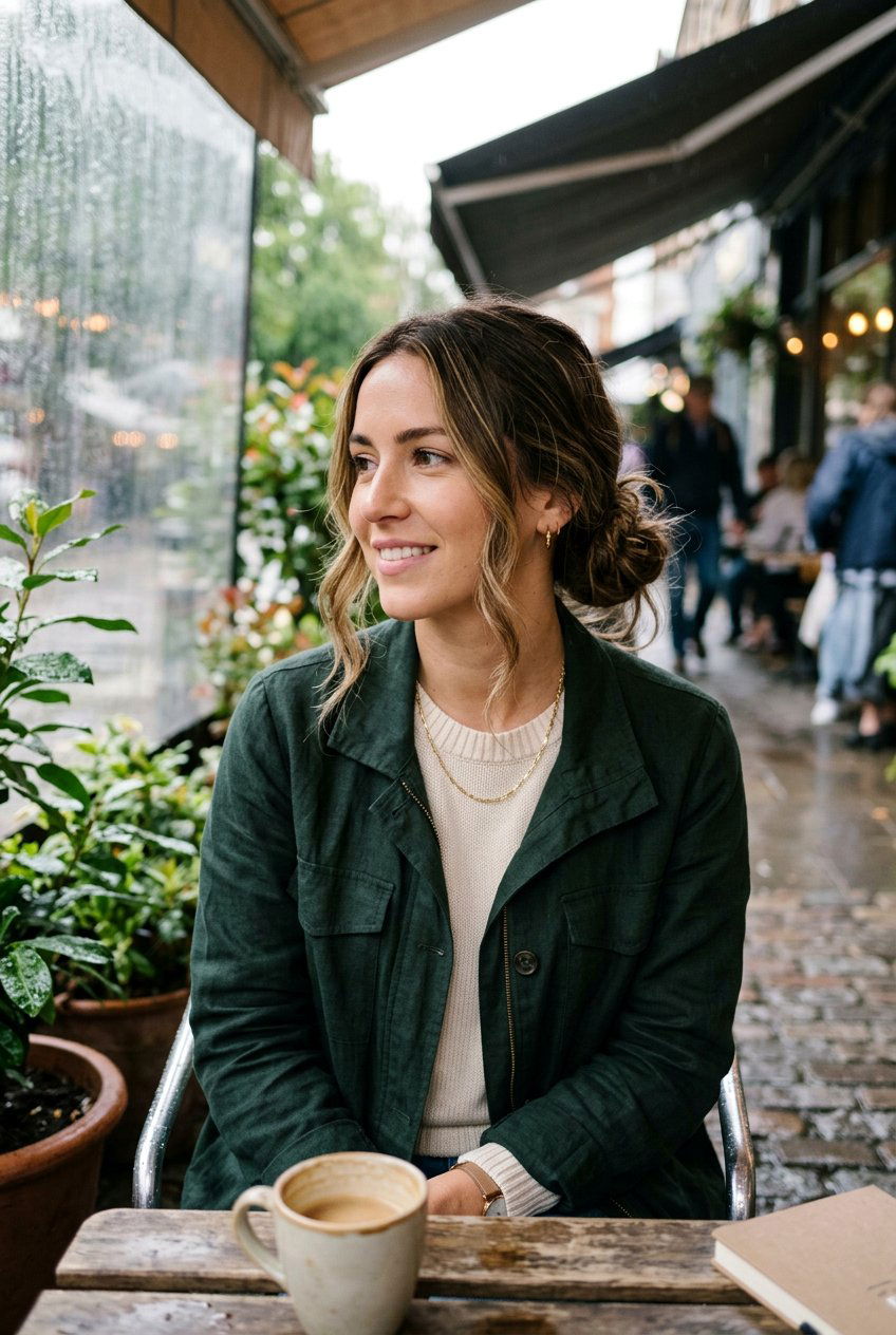 Low Messy Bun for Long Hair in Rainy Season - 20 monsoon hairstyle for long hair - 20 monsoon hairstyle for long hair