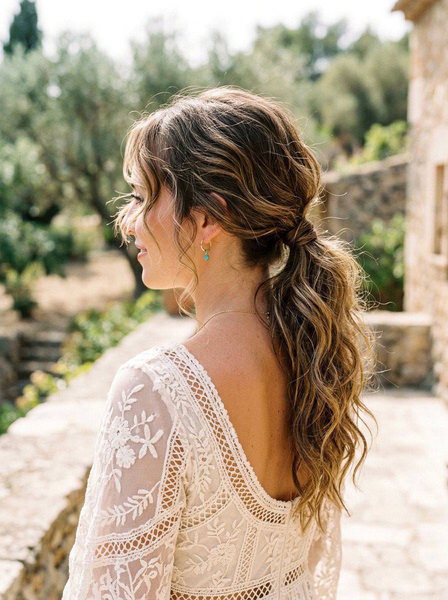 Low Messy Ponytail - 20 homecoming hairstyles with ponytail - 20 homecoming hairstyles with ponytail