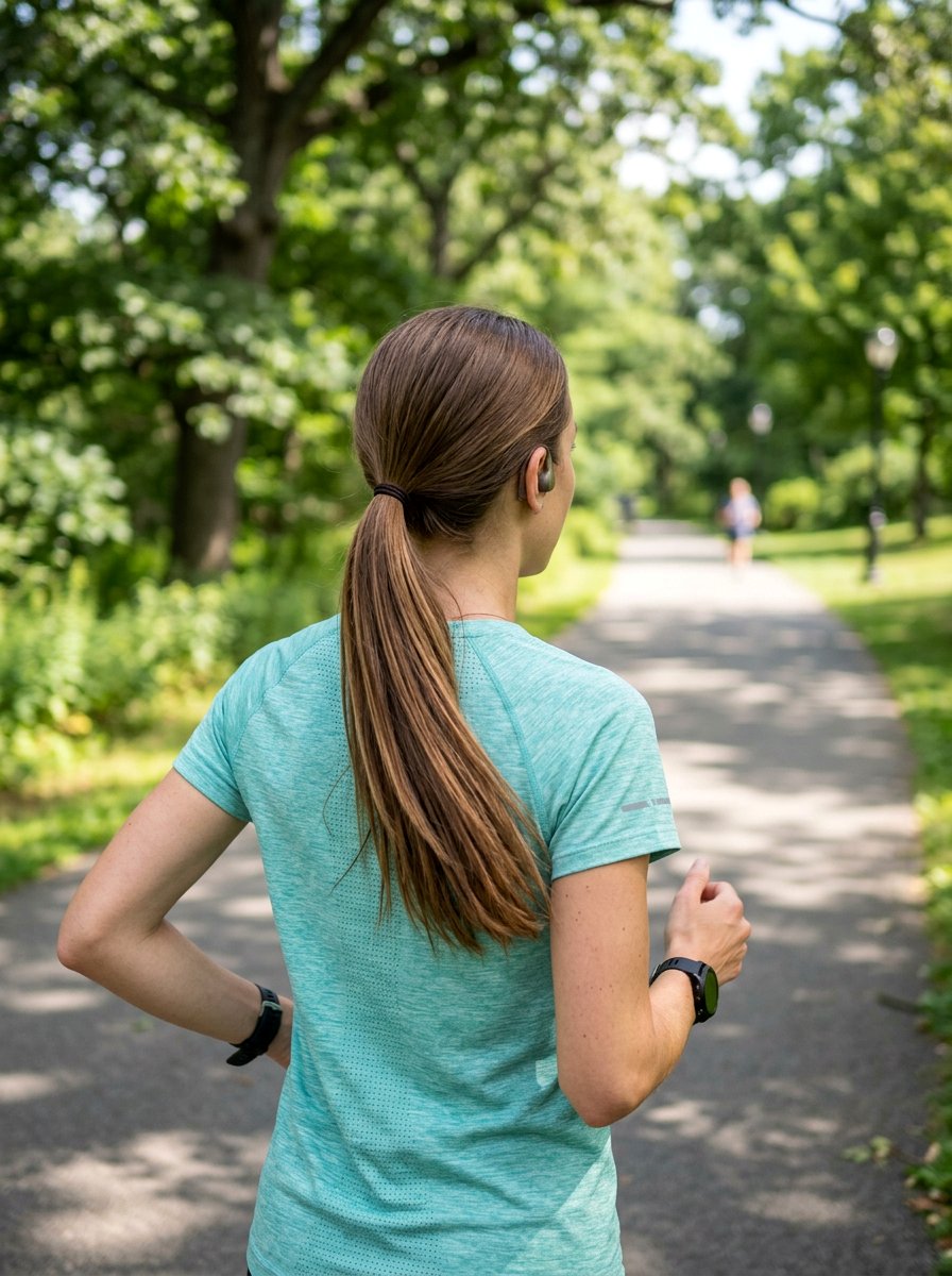 Low Nape Running Ponytail - 20 running ponytail for long hair - 20 running ponytail for long hair
