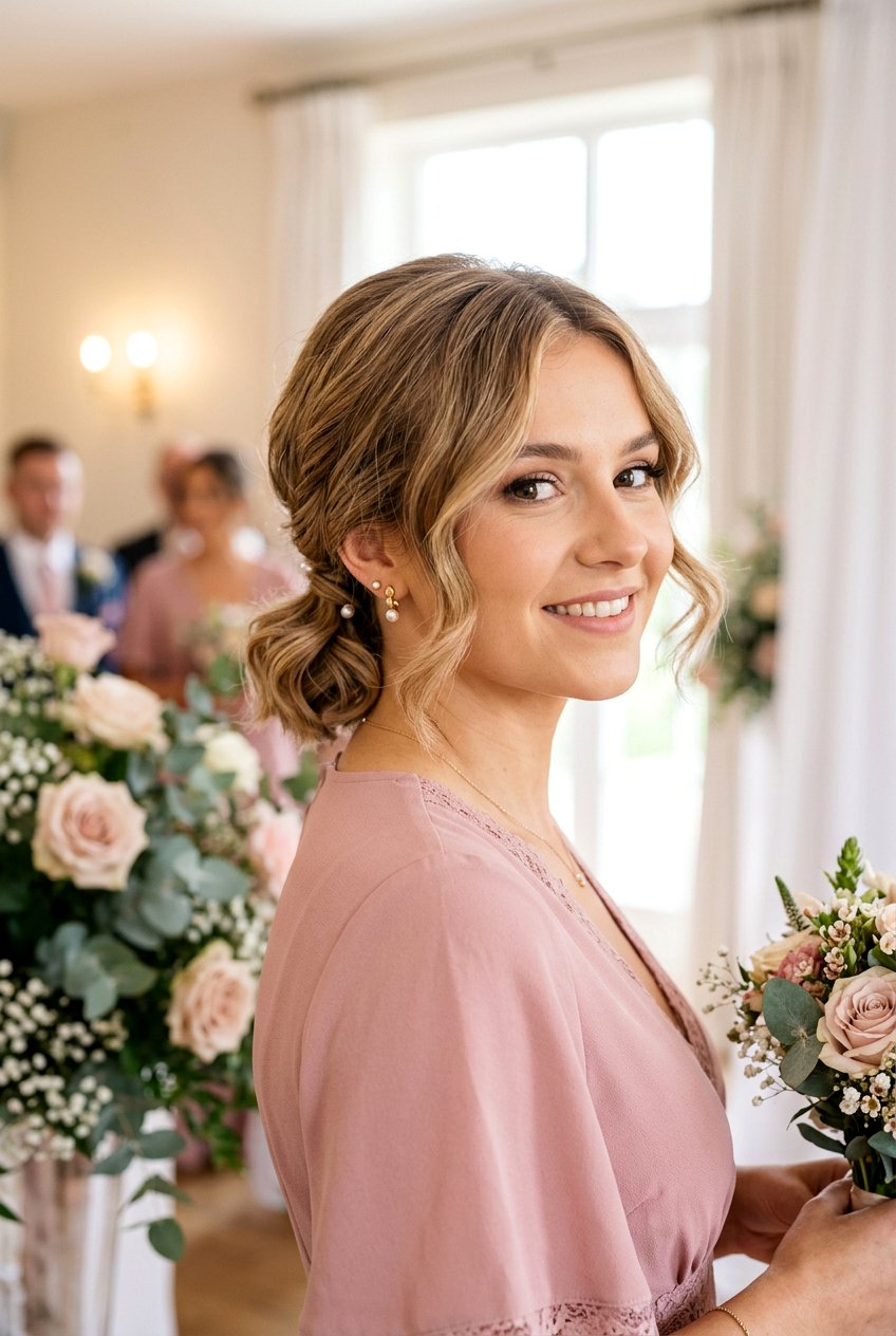 Low Ponytail Bridesmaid Hairstyle For Short Hair - 20 bridesmaid low ponytail hairstyle - 20 bridesmaid low ponytail hairstyle