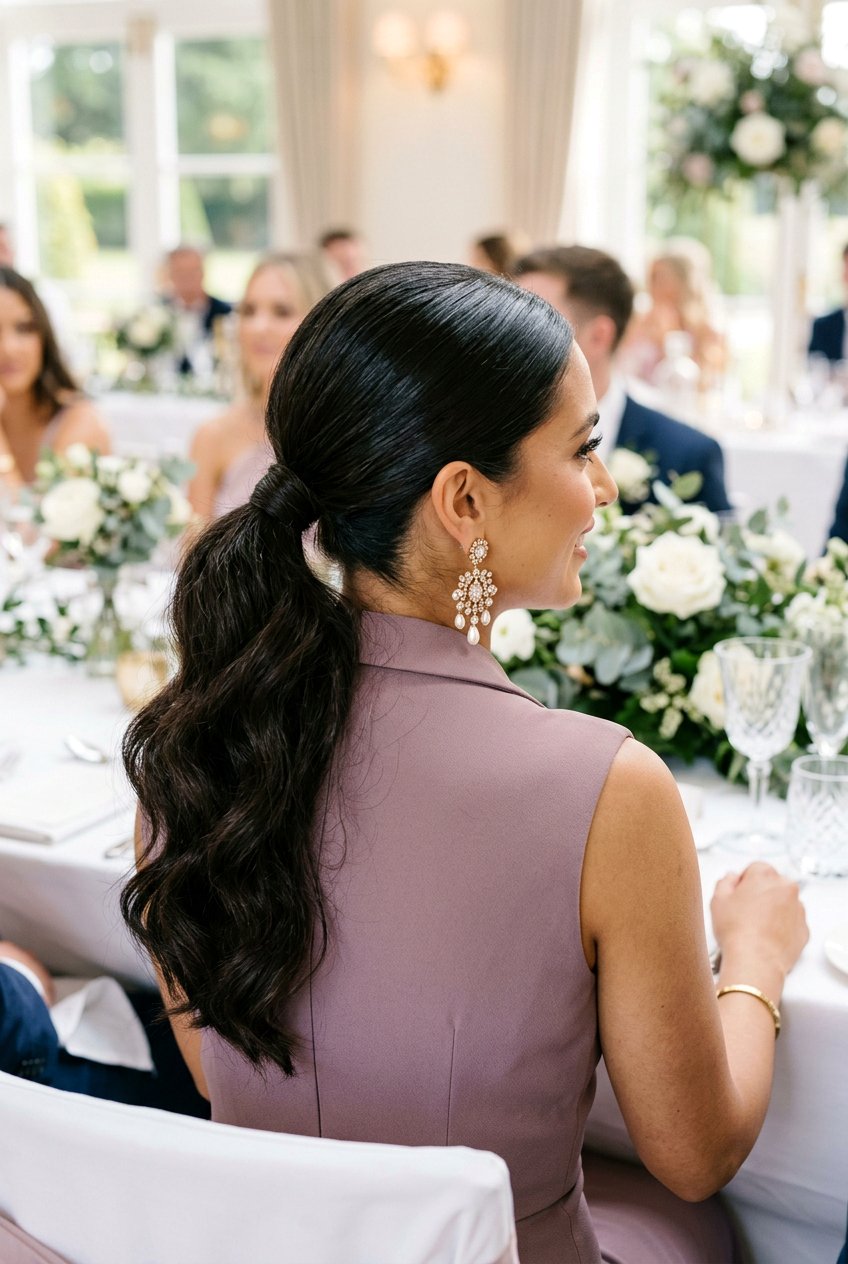 Low Ponytail Bridesmaid Hairstyle For Thick Hair - 20 bridesmaid low ponytail hairstyle - 20 bridesmaid low ponytail hairstyle