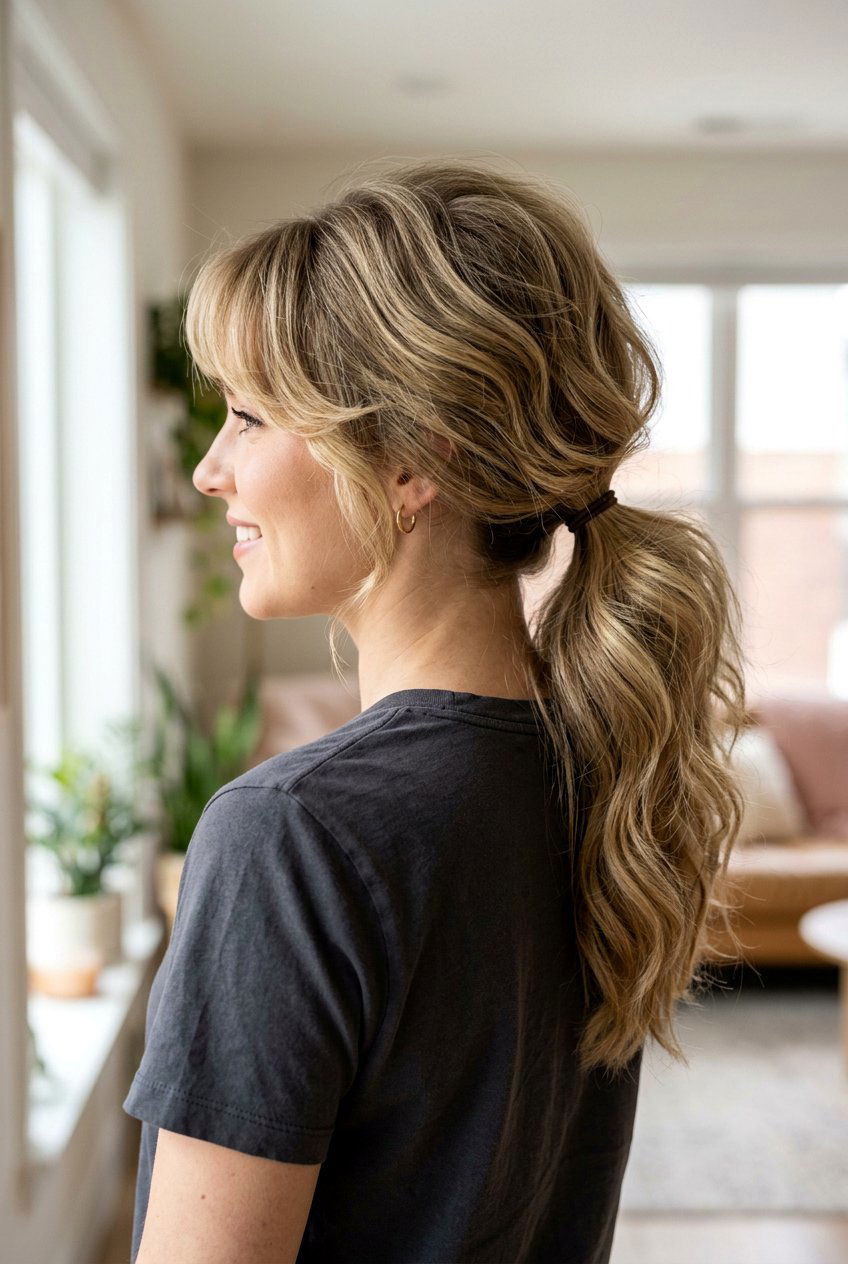 Low Ponytail Butterfly Haircut Long Hair - 20 mom butterfly haircut for long hair - 20 mom butterfly haircut for long hair