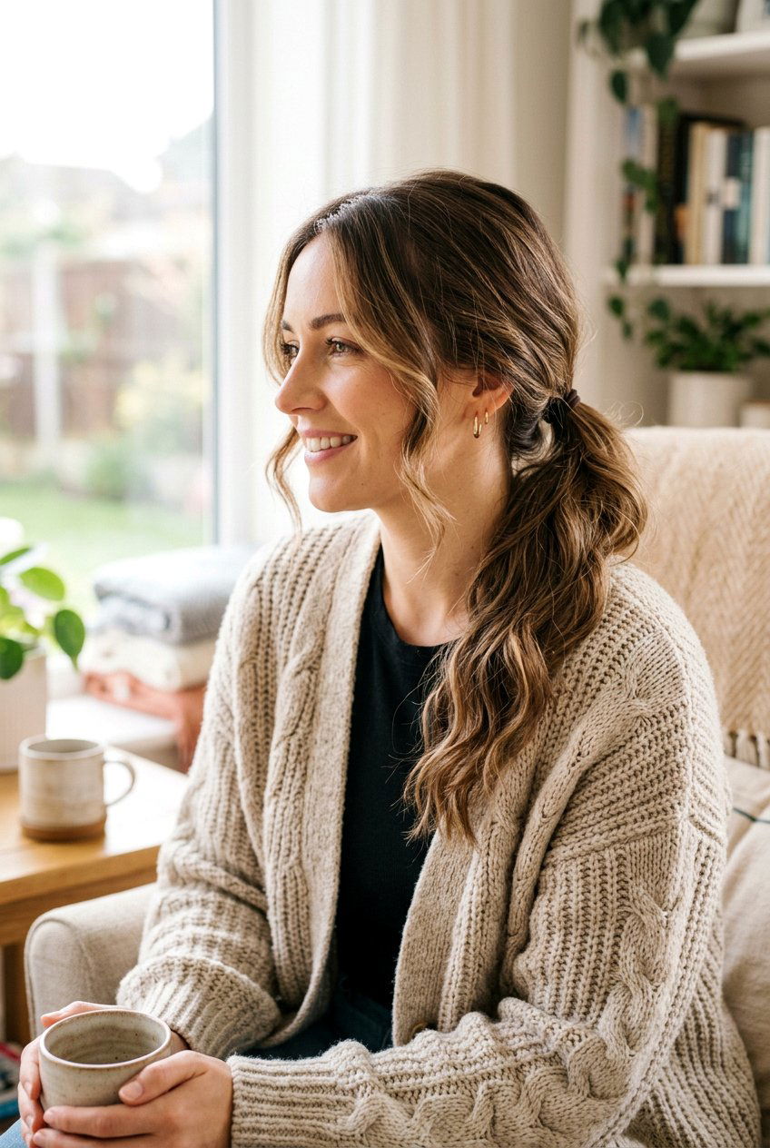 Low Ponytail For Movie Night - 20 movie night hairstyles - 20 movie night hairstyles