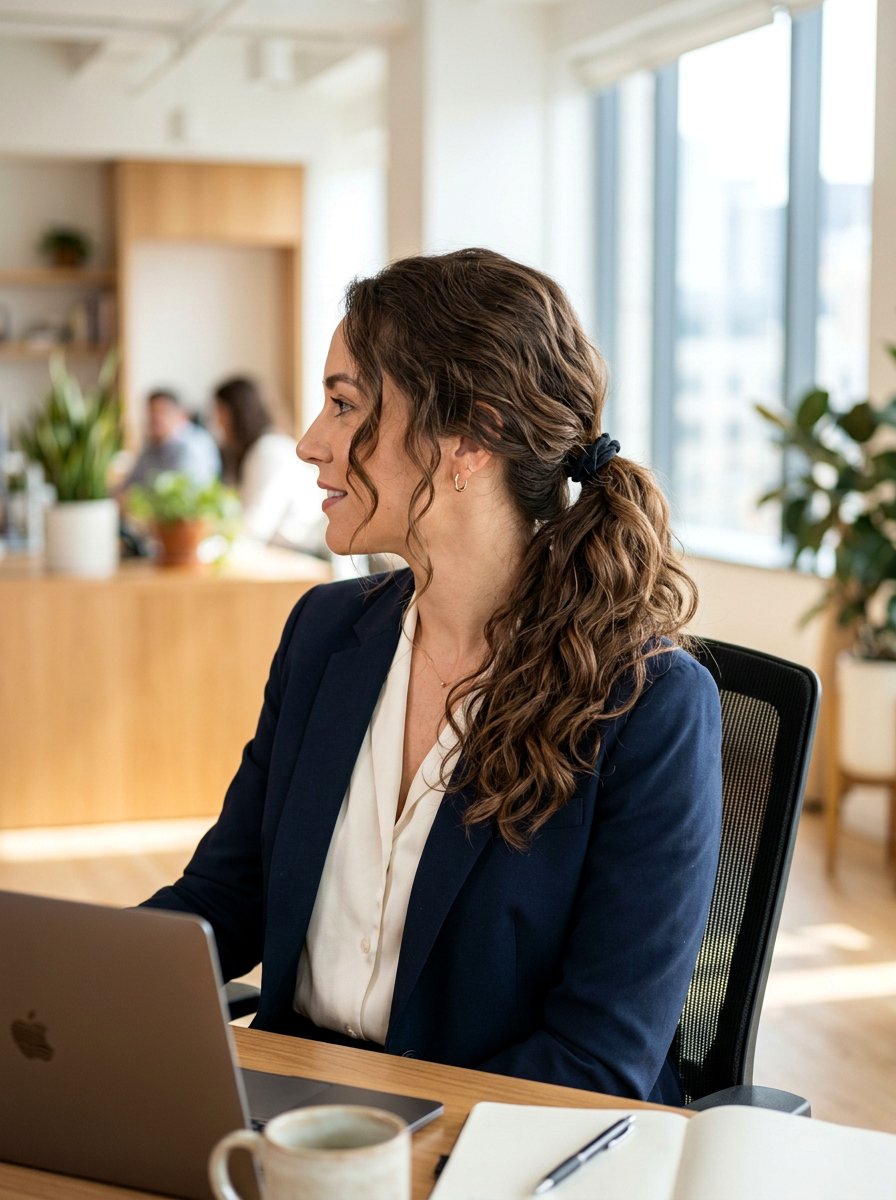 Low Ponytail For Wavy Hair - 20 easy hairstyle for thick wavy hair - 20 easy hairstyle for thick wavy hair