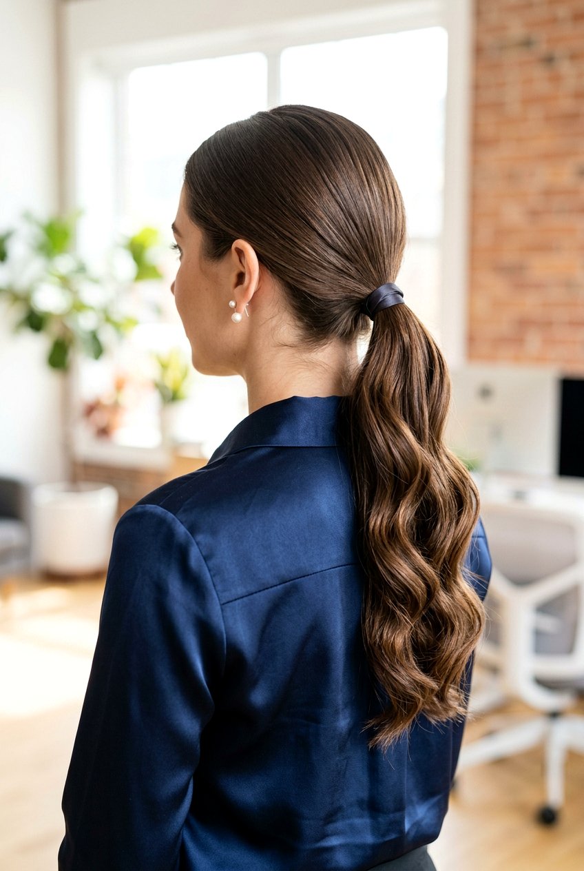 Low Ponytail Heatless Waves - 20 overnight ponytail waves - 20 overnight ponytail waves