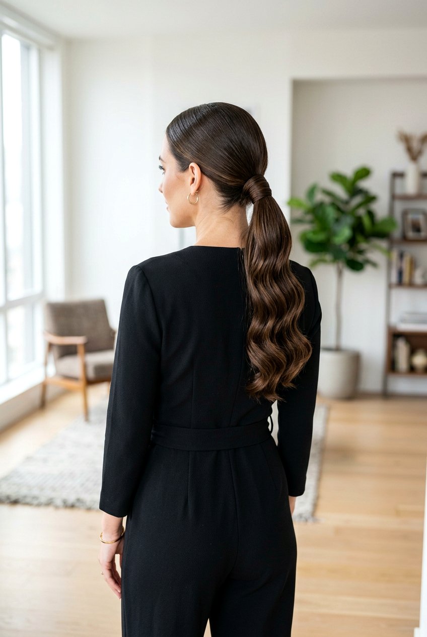 Low Ponytail Updo - 20 elegant mother of the bride updo - 20 elegant mother of the bride updo