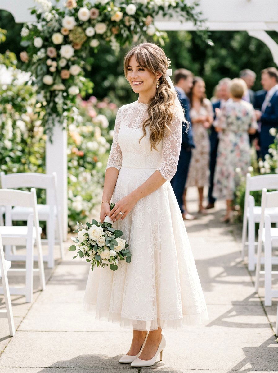 Low Ponytail With Bangs Wedding - 20 wedding hairstyles with low ponytail - 20 wedding hairstyles with low ponytail