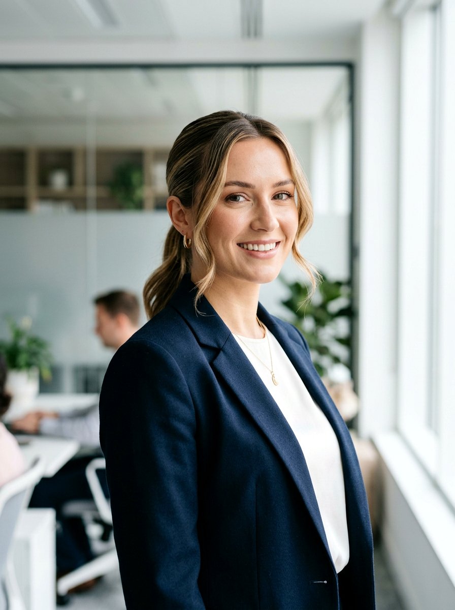 Low Ponytail With Face Framing Layers - 20 easy hairstyle for shoulder length layers - 20 easy hairstyle for shoulder length layers