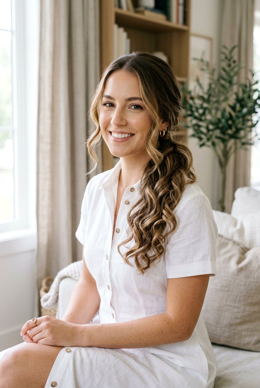 Low Ponytail With Loose Curls - 20 graduation ponytail with curls - 20 graduation ponytail with curls