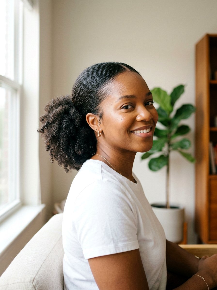 Low Puff No Wash Hairstyle - 20 no wash day hairstyles - 20 no wash day hairstyles