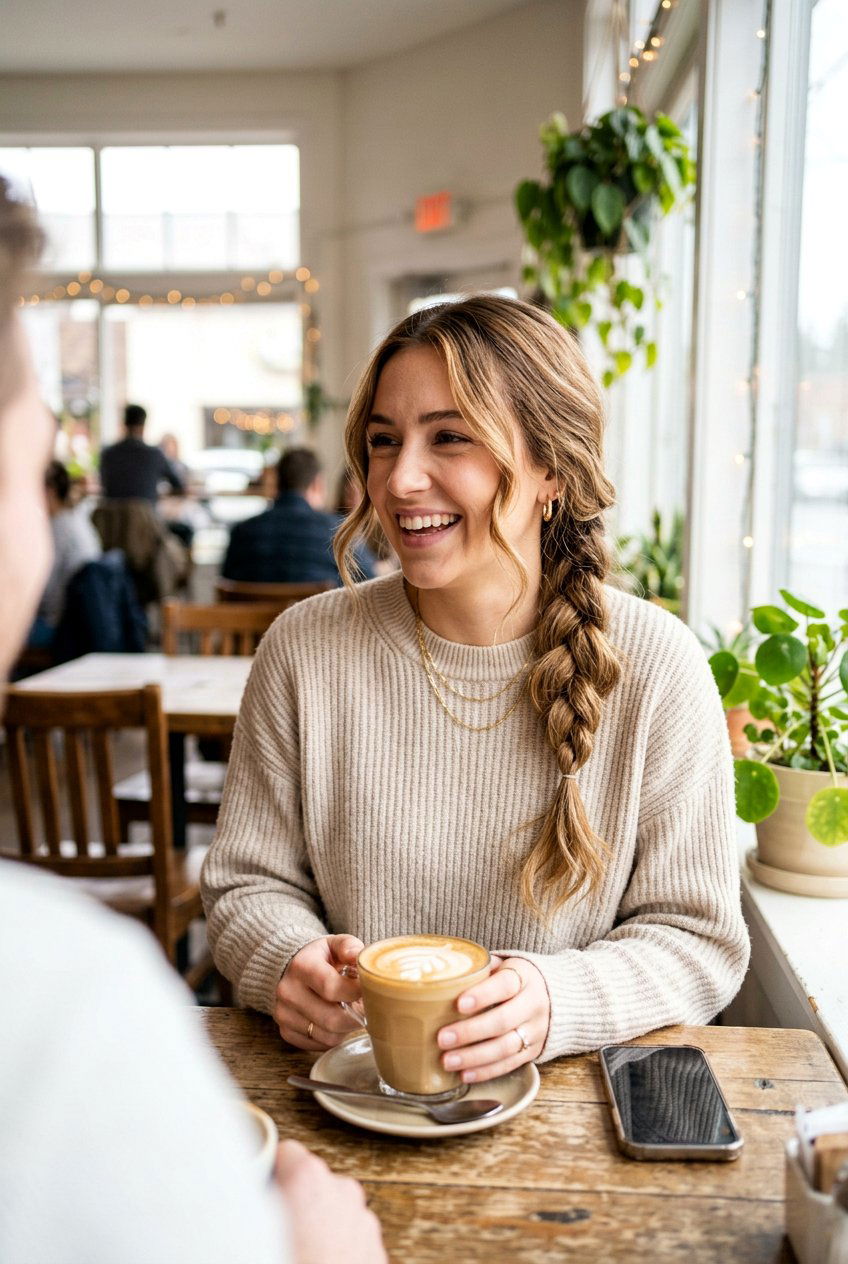 Low Side Braid For Coffee Date - 20 coffee date hairstyles - 20 coffee date hairstyles