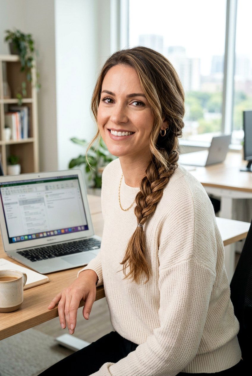 Low Side Braid Hairstyle For Work - 20 internship hairstyles for women - 20 internship hairstyles for women