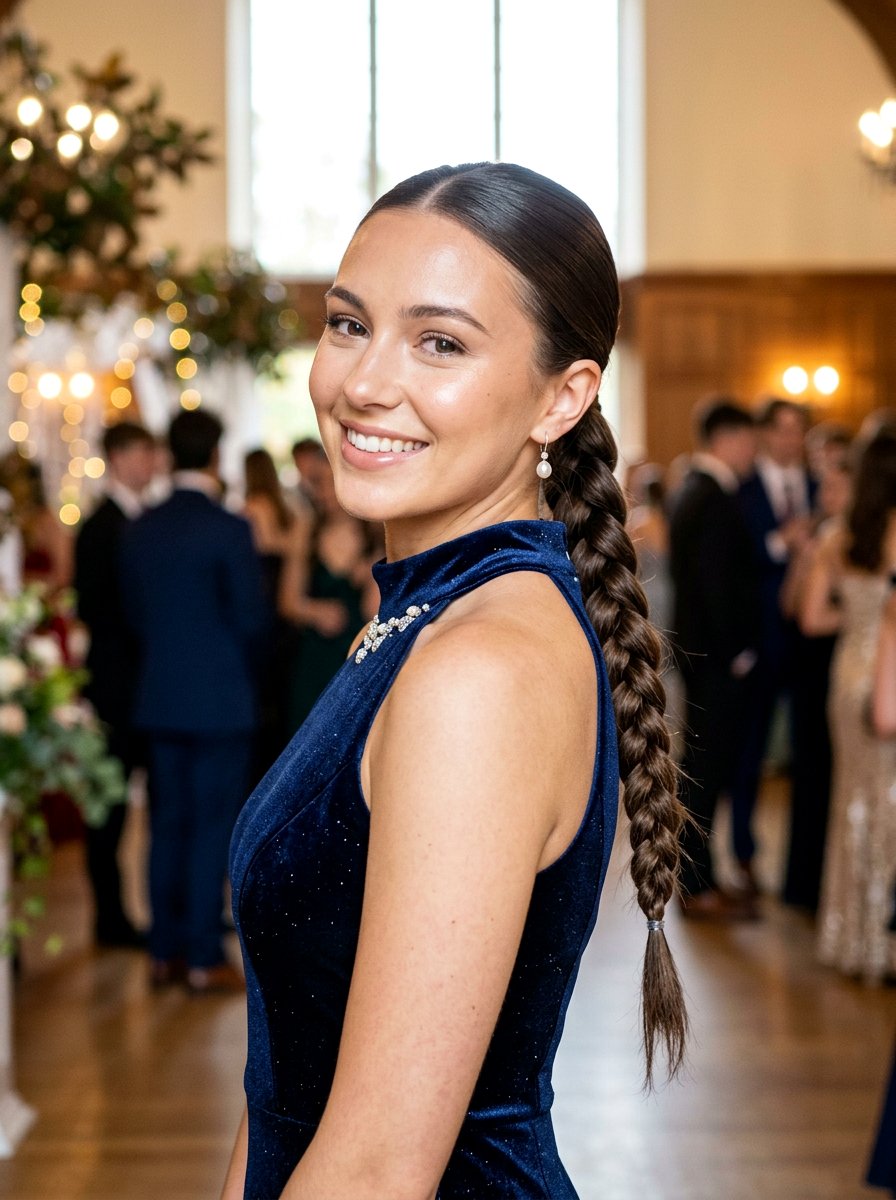 Low Side Braid Ponytail Homecoming - 20 homecoming side braid hairstyle - 20 homecoming side braid hairstyle