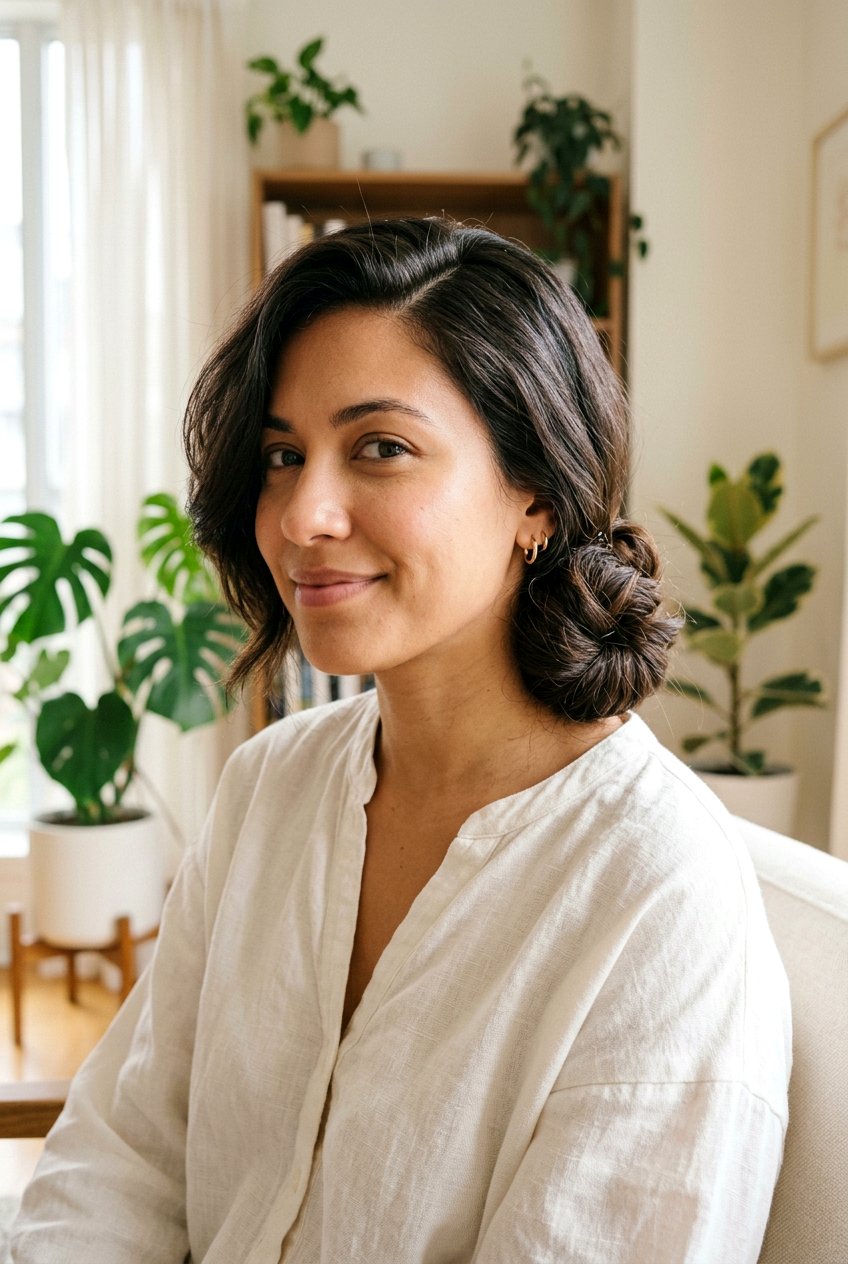 Low Side Bun For Greasy Hair - 20 greasy hair day hairstyles - 20 greasy hair day hairstyles