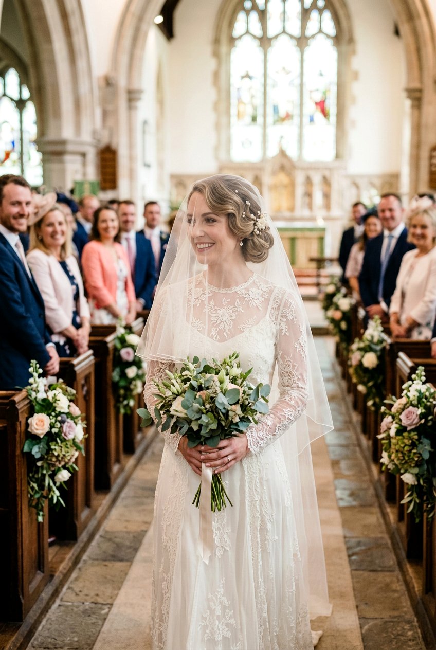 Low Side Bun With Blusher Veil - 20 bridal side bun with veil - 20 bridal side bun with veil