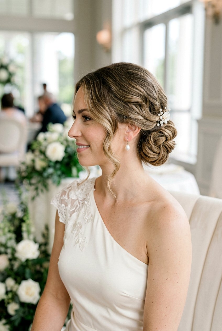 Low Side Chignon - 20 classic chignon hairstyle - 20 classic chignon hairstyle