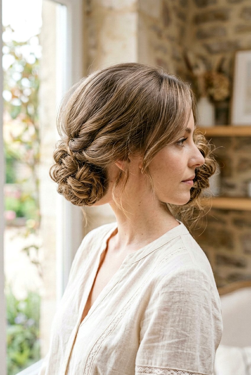 Low Side Textured Bun For Fine Hair - 20 textured bun for fine hair - 20 textured bun for fine hair