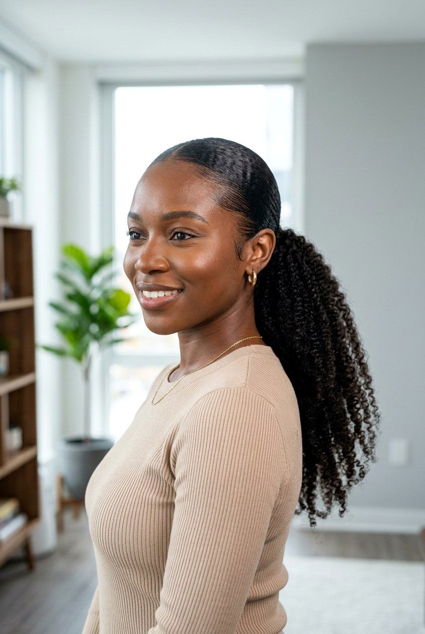 Low Slick Back Ponytail Natural Hair - 20 slick back ponytail for natural hair - 20 slick back ponytail for natural hair