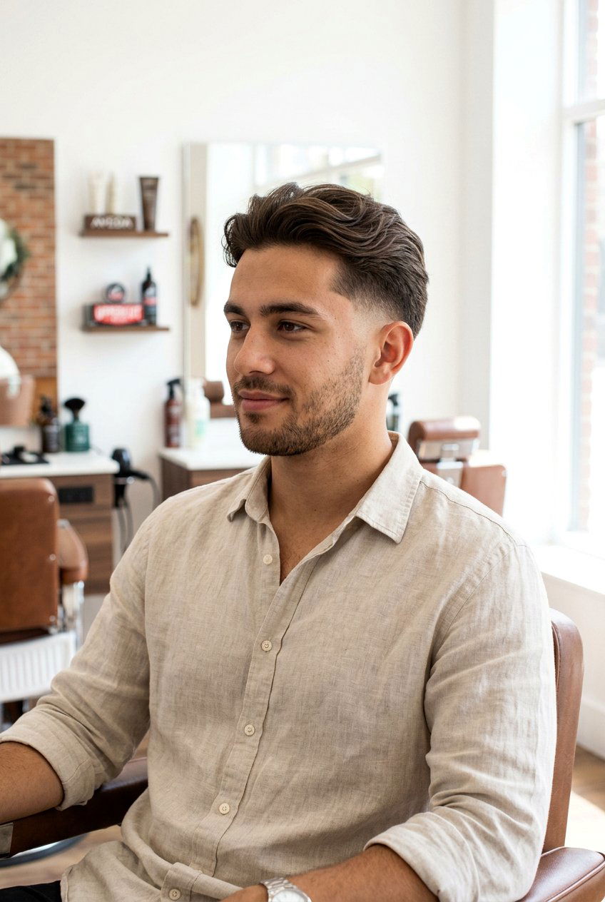 Low Taper Fade - 20 mens haircut for square face - 20 men’s haircut for square face