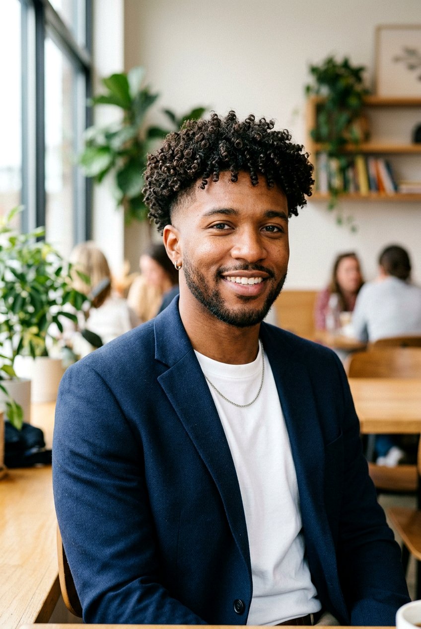 20 Best Men Curly Taper for Business Casual Styles to Try