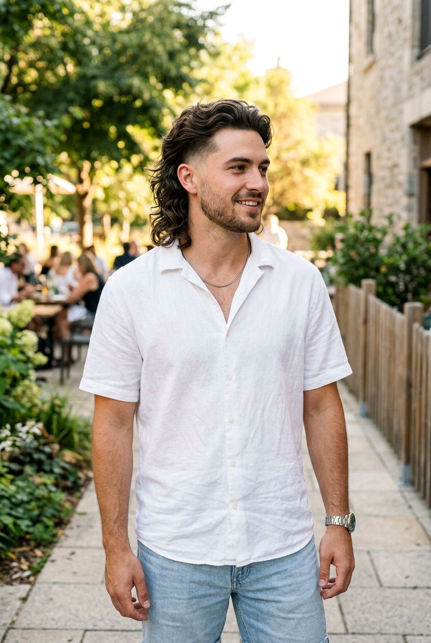 Low Taper Fade Mullet Wavy Hair - 20 men mullet fade for wavy hair - 20 men mullet fade for wavy hair