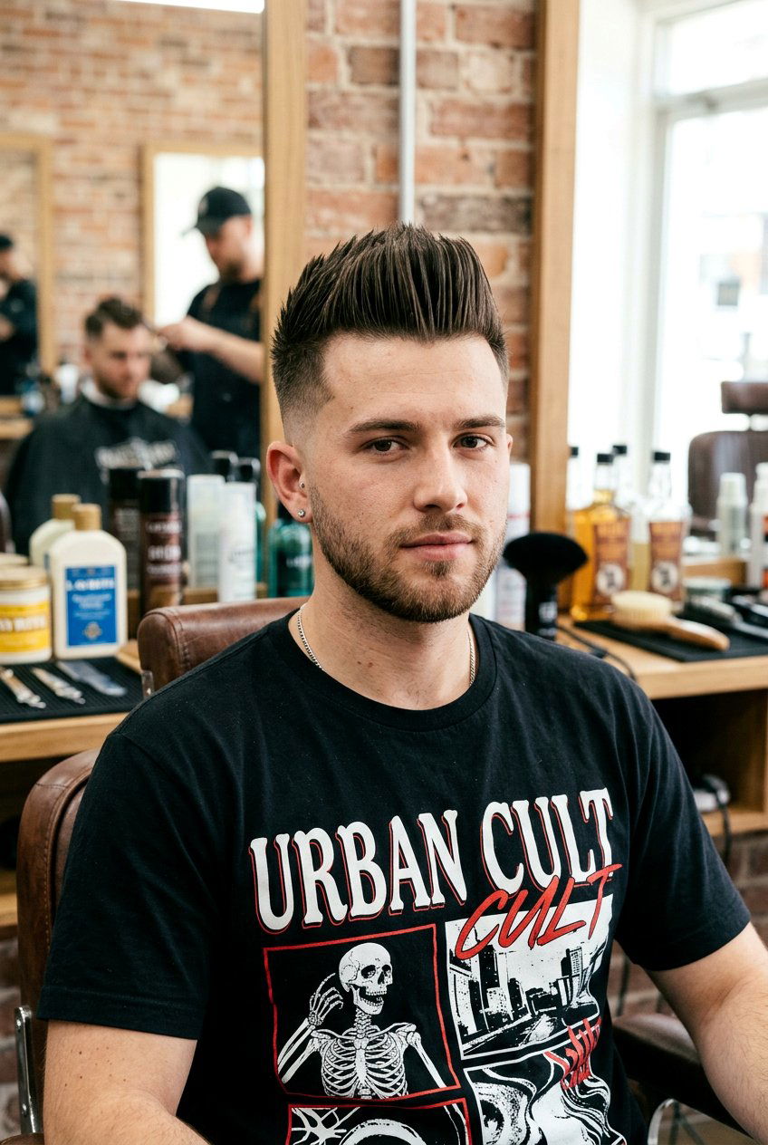 Low Taper Fade With Faux Hawk - 20 low taper fade for straight hair men - 20 low taper fade for straight hair men