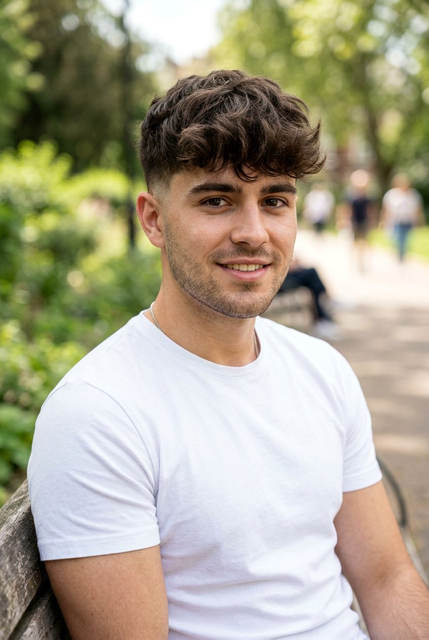 Low Taper Fade With Fluffy Fringe - 20 low taper with fluffy hair - 20 low taper with fluffy hair