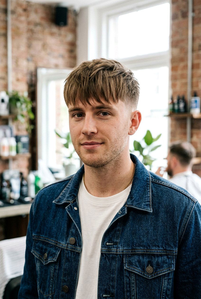 Low Taper Fade With Fringe - 20 low taper fade for straight hair men - 20 low taper fade for straight hair men