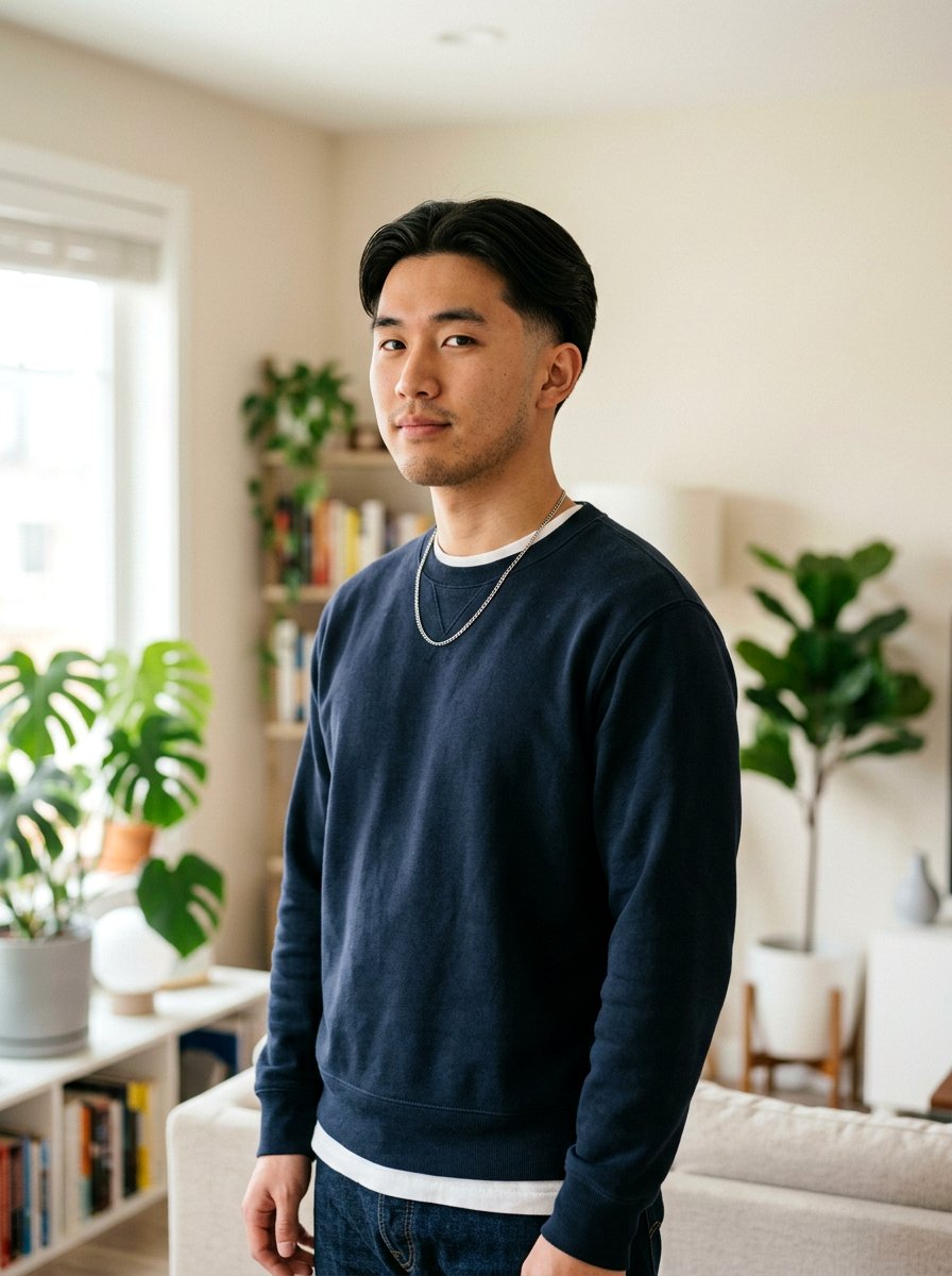 Low Taper Fade With Middle Part - 20 taper fade with middle part - 20 taper fade with middle part