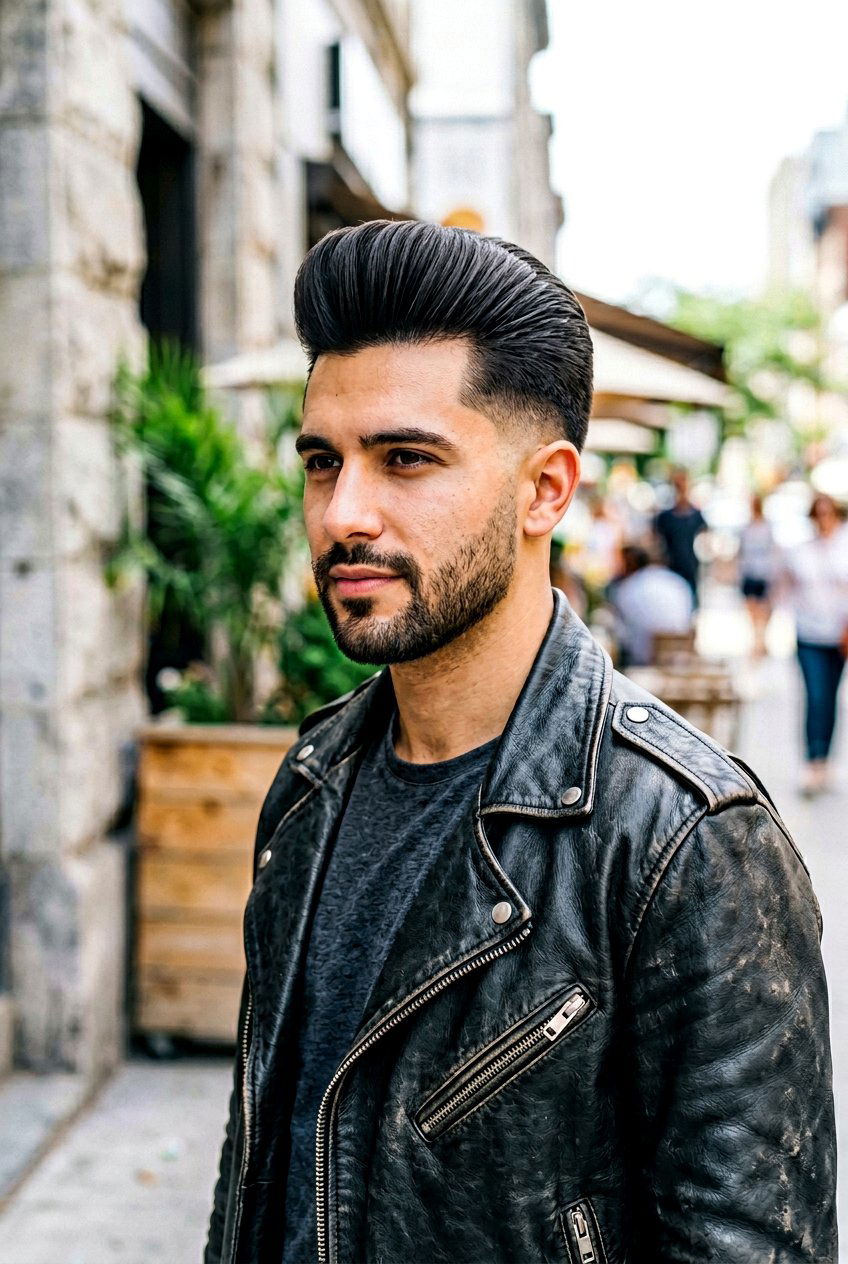 Low Taper Fade With Pompadour - 20 low taper fade for straight hair men - 20 low taper fade for straight hair men