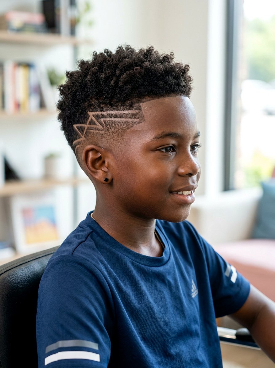 Low Taper Fade with Line Design - 20 taper fade for black boys - 20 taper fade for black boys