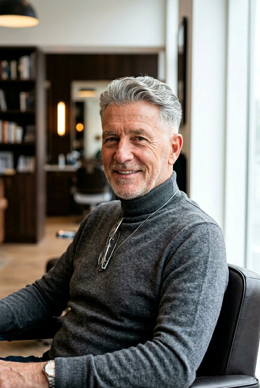 Low Taper Fade - 20 comb over for older men - 20 comb over for older men