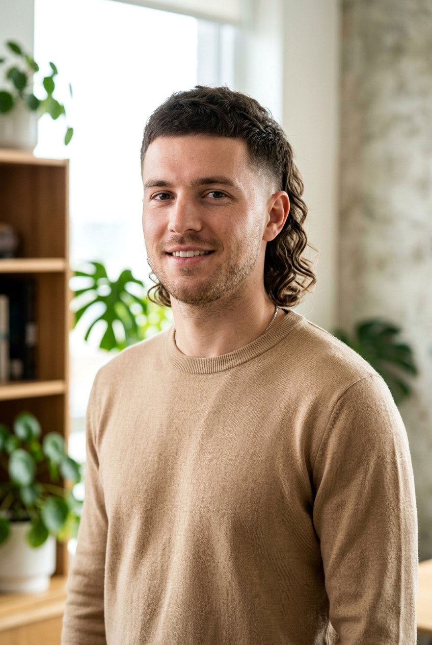 Low Taper Mullet - 20 modern mullet for wavy hair men - 20 modern mullet for wavy hair men