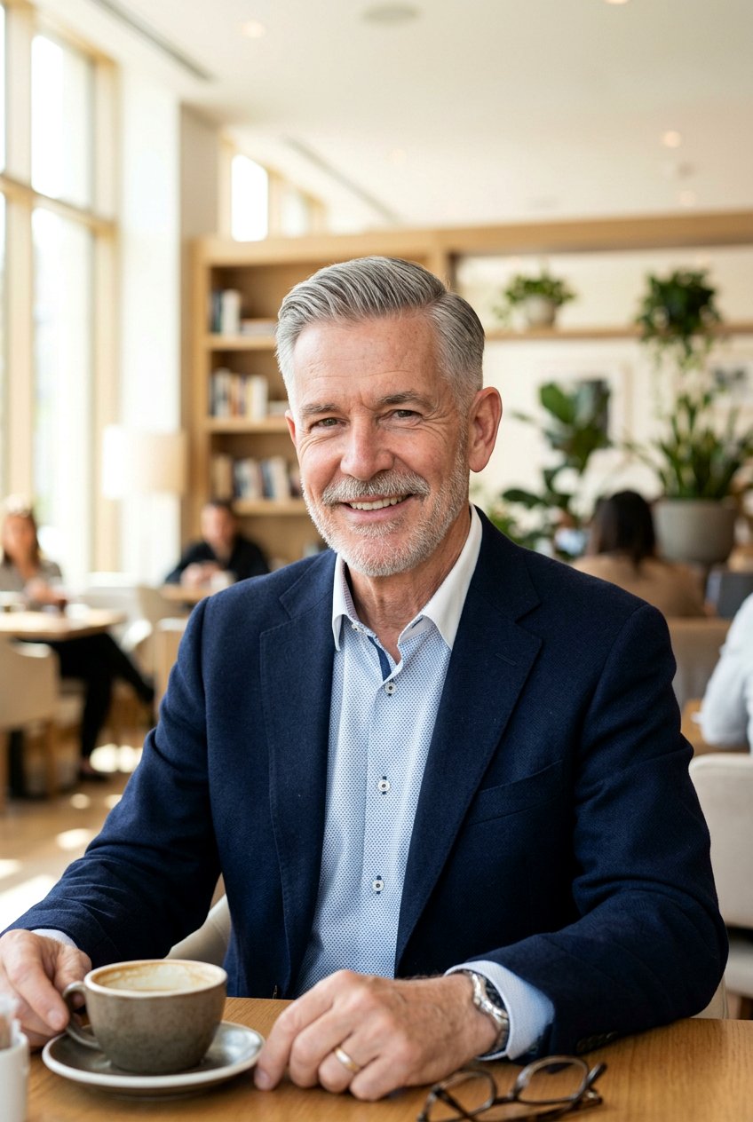 Low Taper Side Part - 20 classic side part for older men - 20 classic side part for older men