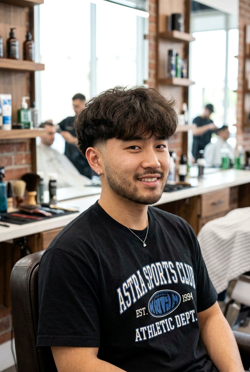 Low Taper With Fluffy Bowl Cut - 20 low taper with fluffy hair - 20 low taper with fluffy hair