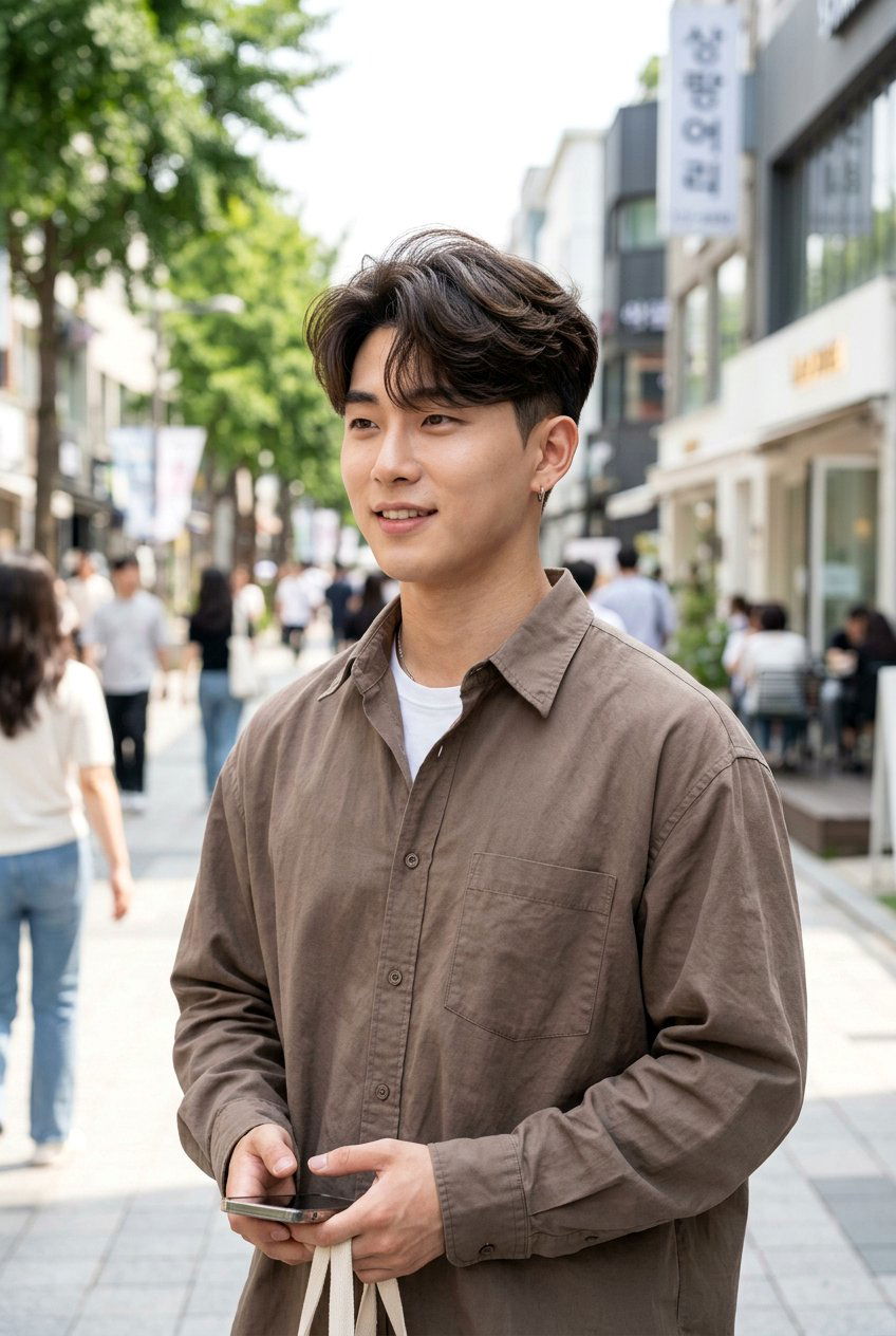 Low Taper With Fluffy Korean Haircut - 20 low taper with fluffy hair - 20 low taper with fluffy hair