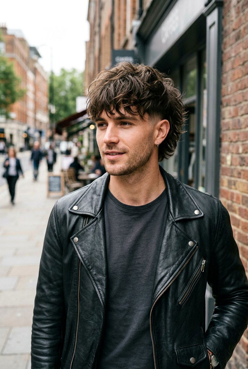 Low Taper With Fluffy Wolf Cut - 20 low taper with fluffy hair - 20 low taper with fluffy hair