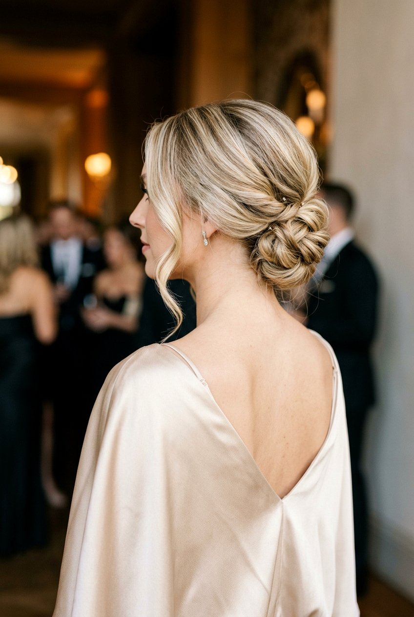 20 Glamorous Updo With Soft Tendrils for a Romantic Vibe