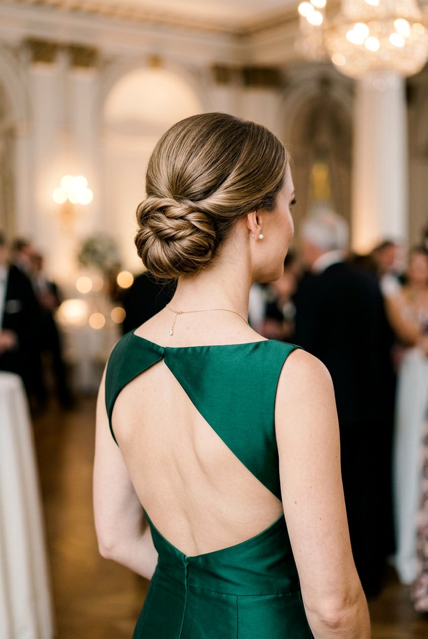 Low Textured Chignon Updo - 20 textured updo hairstyles - 20 textured updo hairstyles