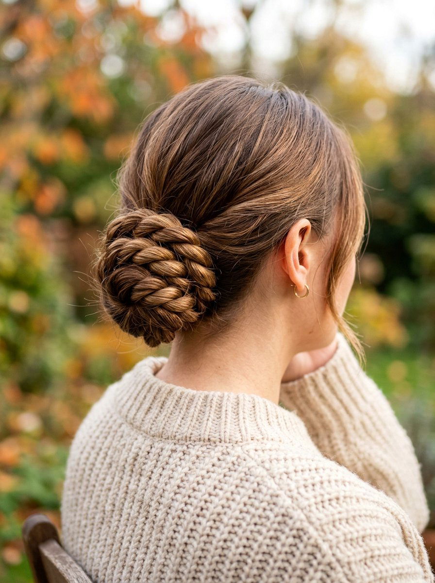 Low Twist Bun - 20 easy low bun styling ideas - 20 easy low bun styling ideas