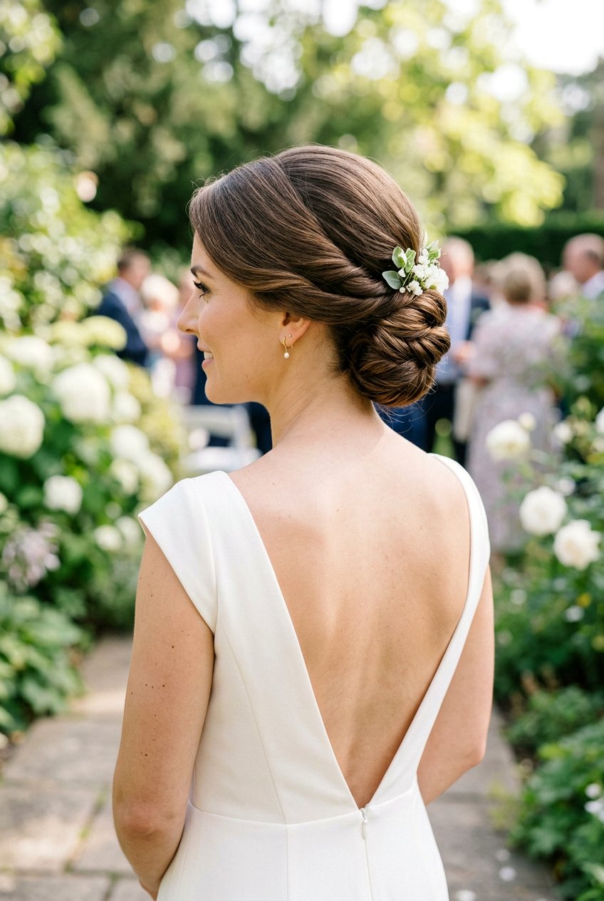 Low Twist Civil Wedding Hairstyle - 20 civil wedding hairstyles - 20 civil wedding hairstyles