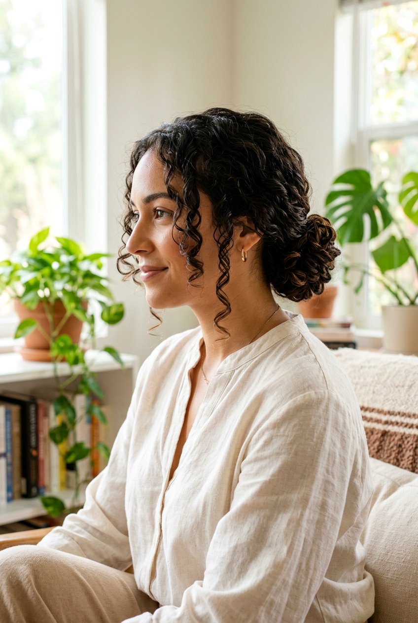 20 Cute Summer Hairstyles for Curly Hair to Beat the Heat