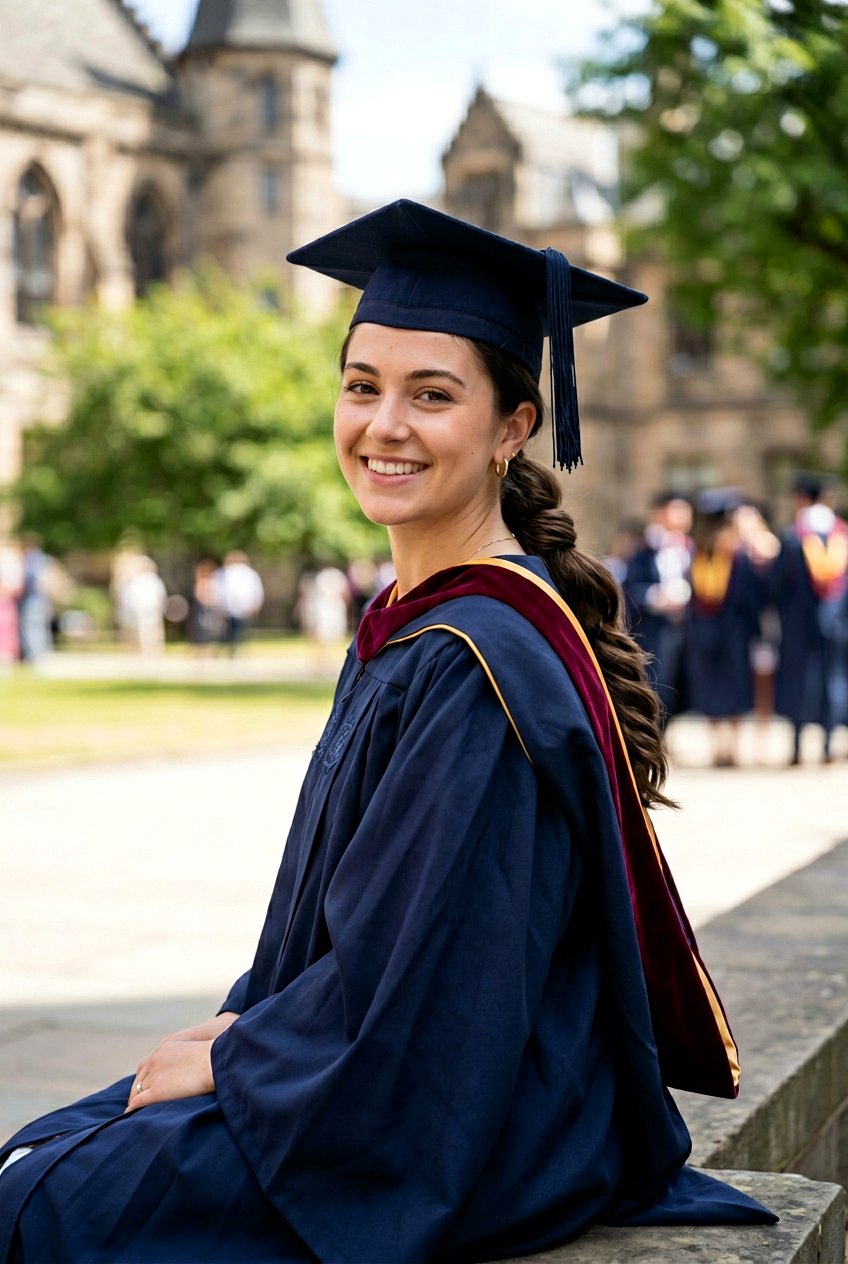 Low Twisted Ponytail - 20 graduation hairstyle for shoulder length hair - 20 graduation hairstyle for shoulder length hair