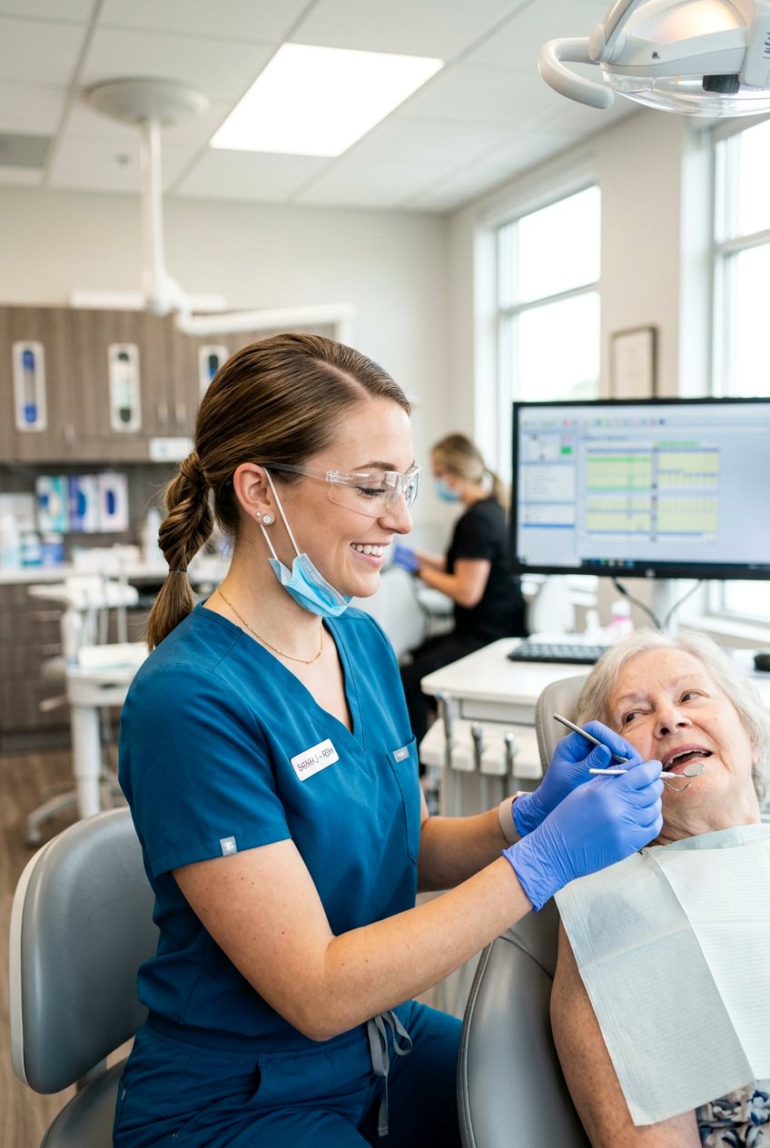 Low Twisted Ponytail For Dental Hygienists - 20 dentist office hairstyles - 20 dentist office hairstyles