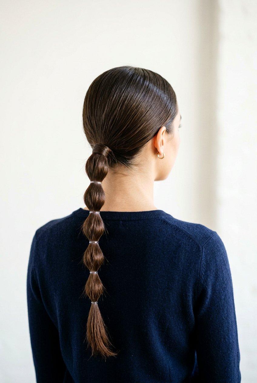 Low bubble ponytail - 20 bubble ponytail hairstyles - 20 bubble ponytail hairstyles